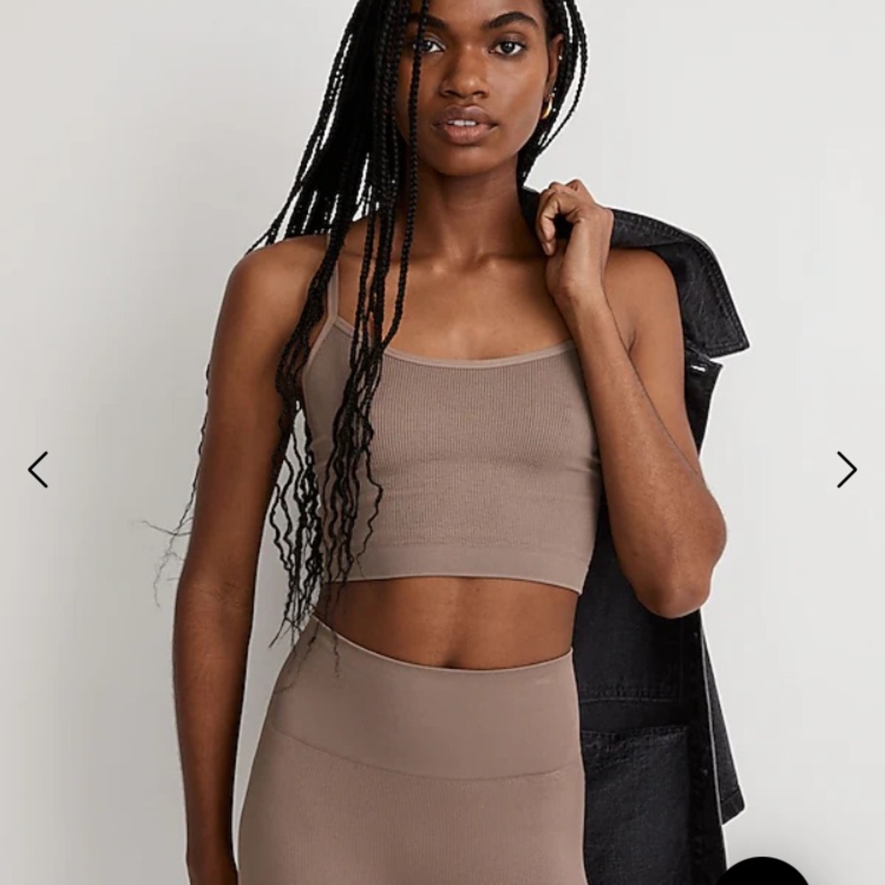 Madewell Seamless Crop Cami - Castle Rock Shade - XXS/XS
